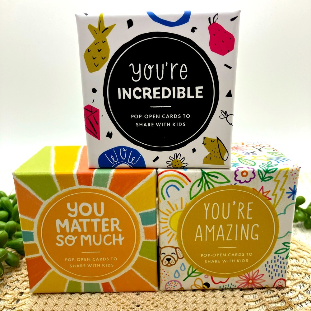 Box of 30 inspirational cards for kids